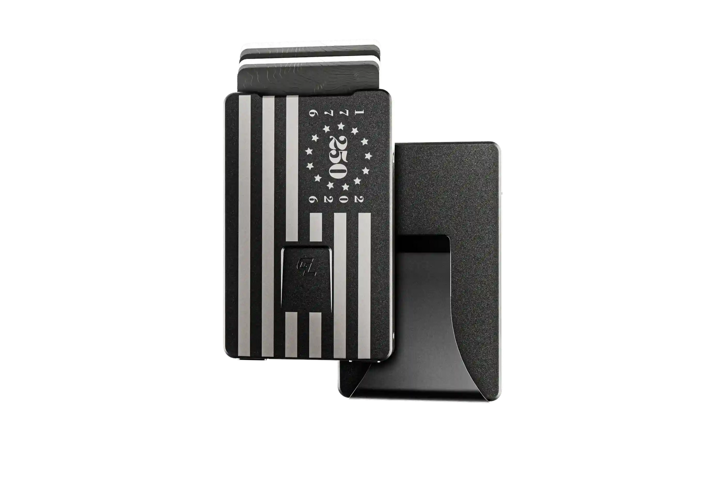Groove Wallet® - Midnight Black 250th Flag
