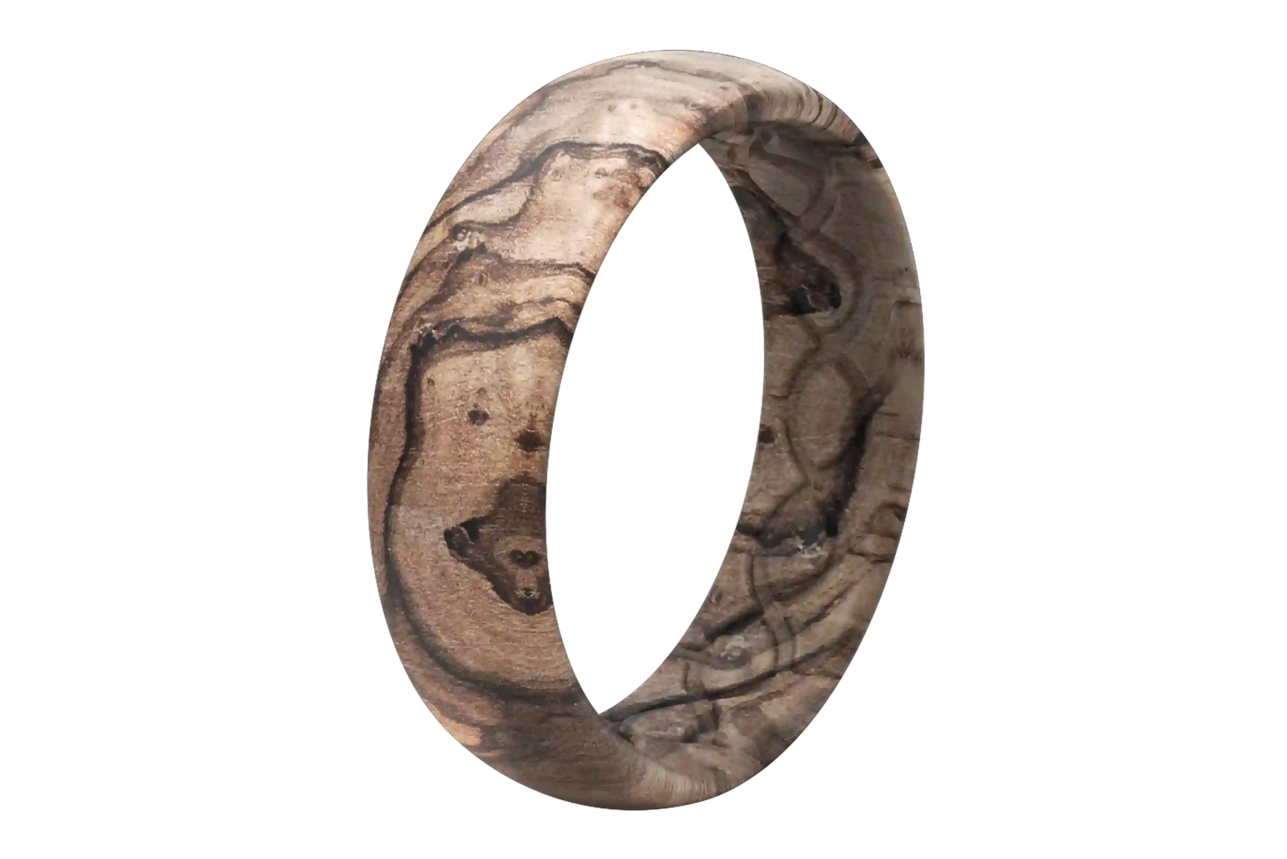 Burled Walnut Thin Ring