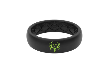 Bone Collector Midnight Black Thin Ring