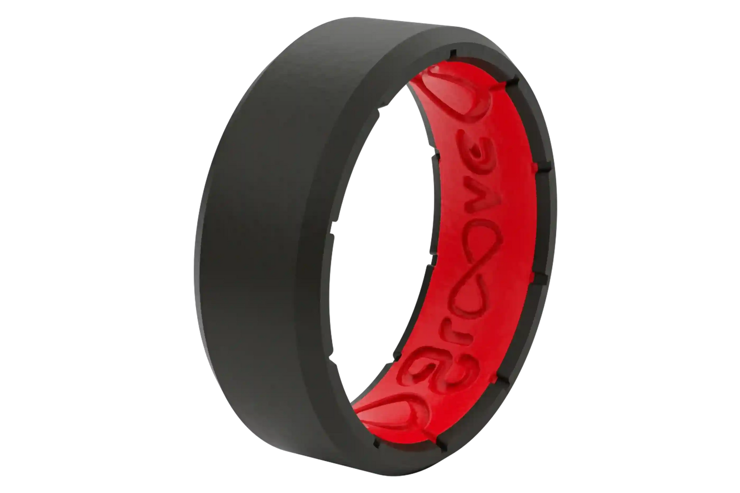 Edge Black & Red Ring