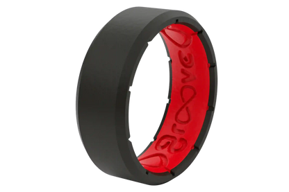 Edge Black & Red Ring