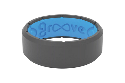 Edge Deep Stone Grey Ring