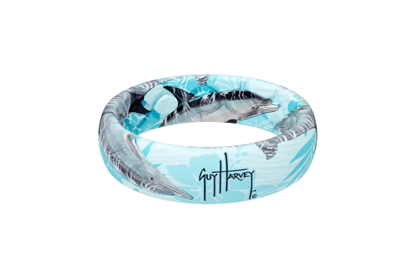Guy Harvey Dolphin Thin Ring