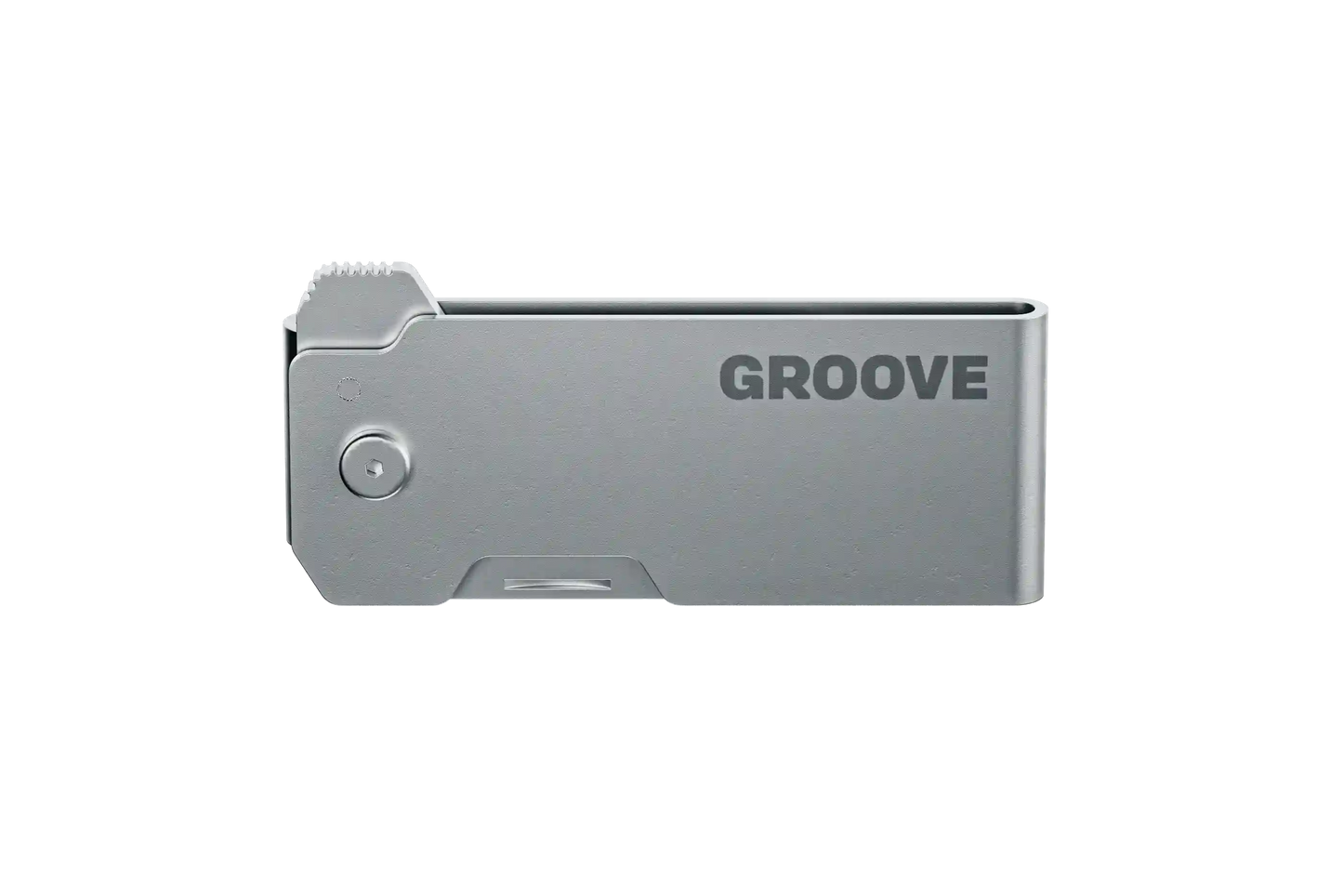 Groove® Money Clip Knife - Silver