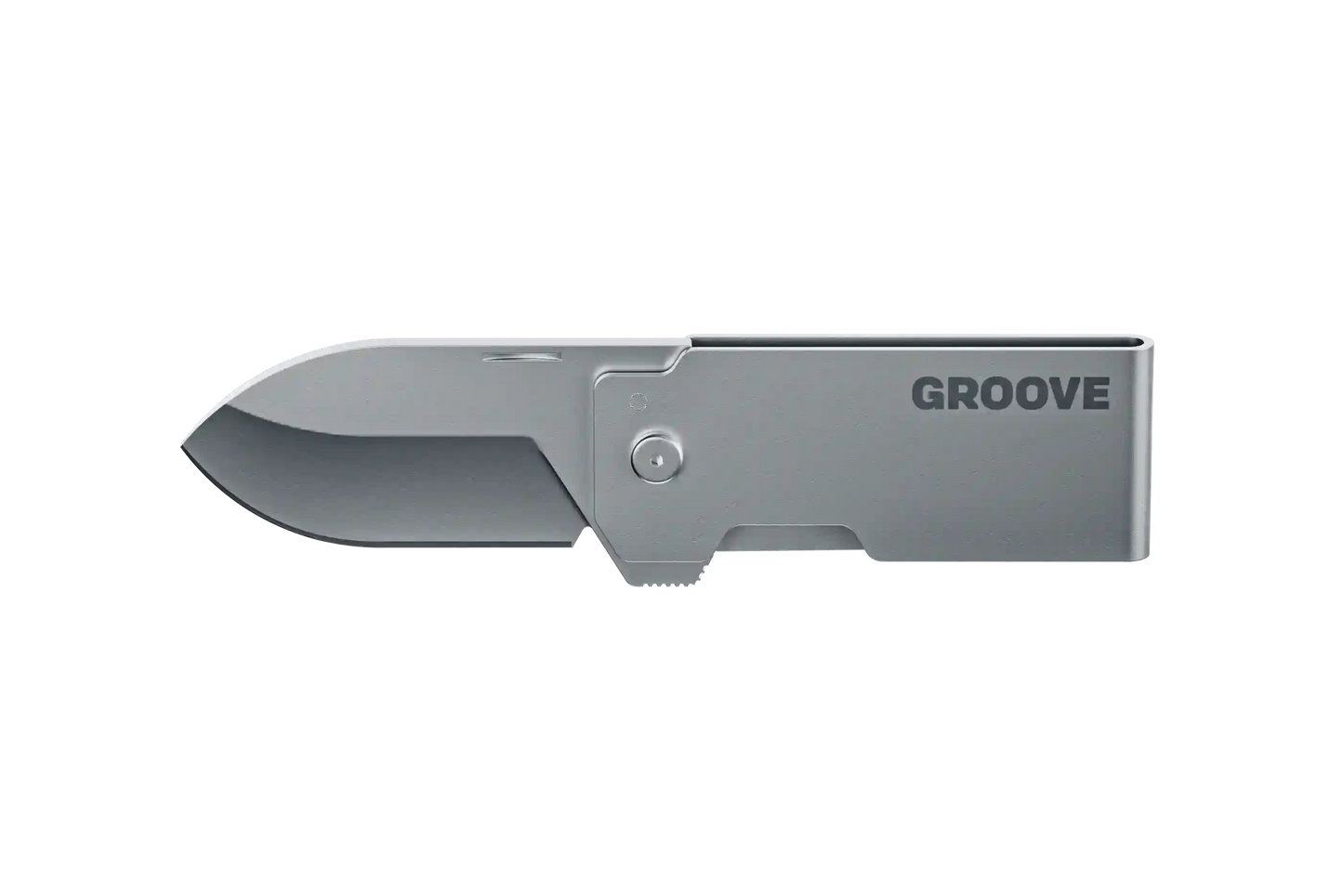 Groove® Money Clip Knife - Silver