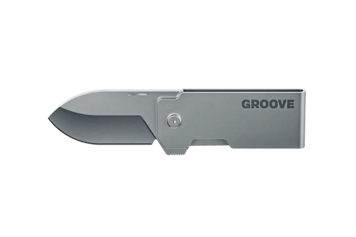 Groove® Money Clip Knife - Silver
