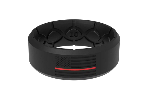 Edge Hero - Protector Black/Red Line Ring