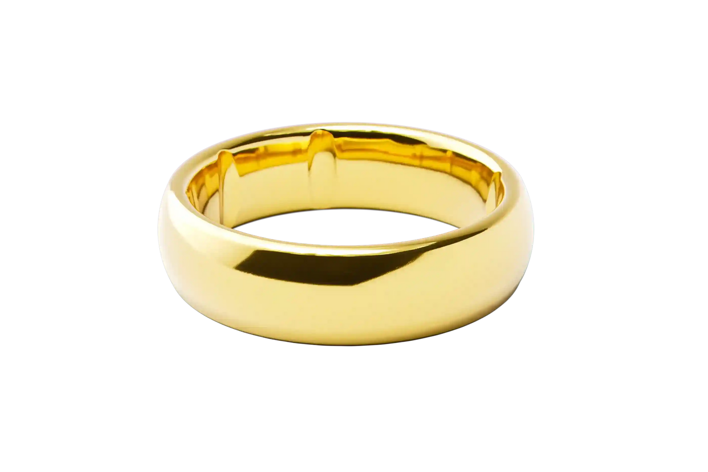 Groove Ring® Tungsten 6mm - 24k Gold