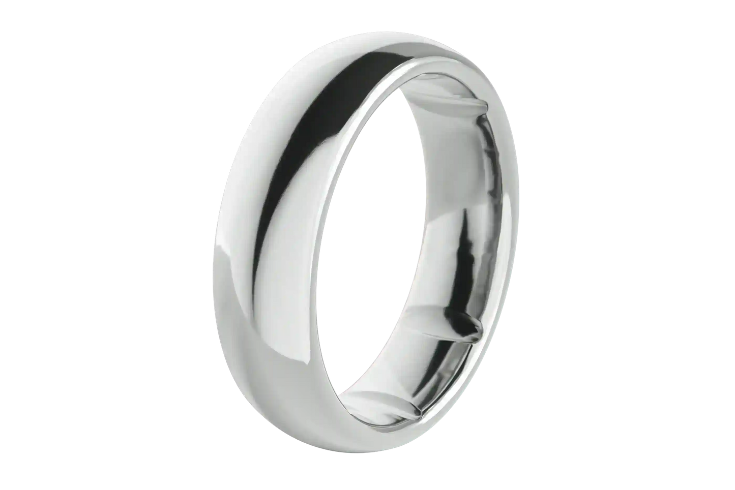 Groove Ring® Tungsten 6mm - Platinum