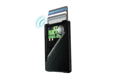 Groove Smart Wallet Trace - Midnight Black