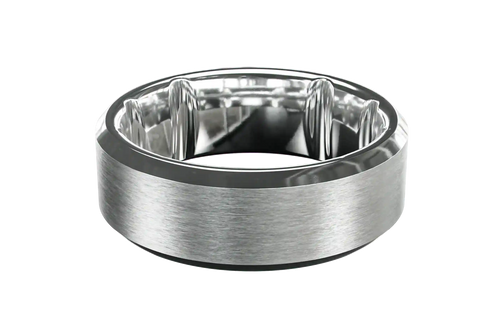 Groove Ring® Tungsten - Platinum