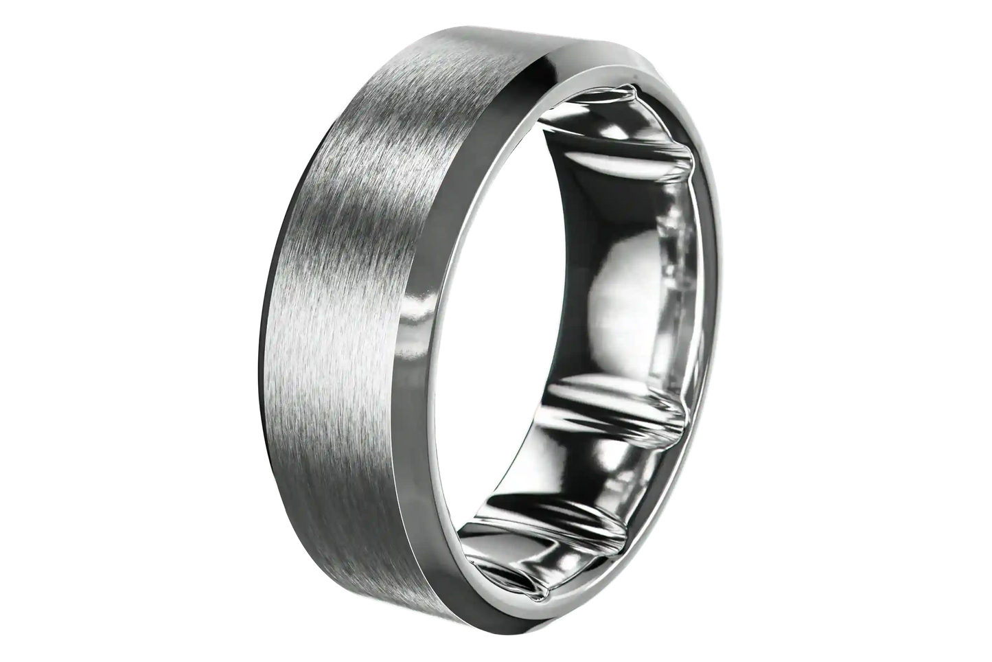 Groove Ring® Tungsten - Platinum