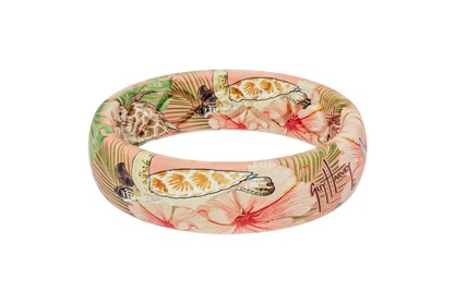 Guy Harvey Floral Turtles Thin Ring