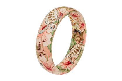 Guy Harvey Floral Turtles Thin Ring
