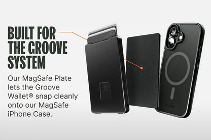 Groove Wallet MagSafe Plate