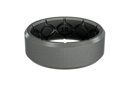 Zeus Edge Deep Stone Grey Ring